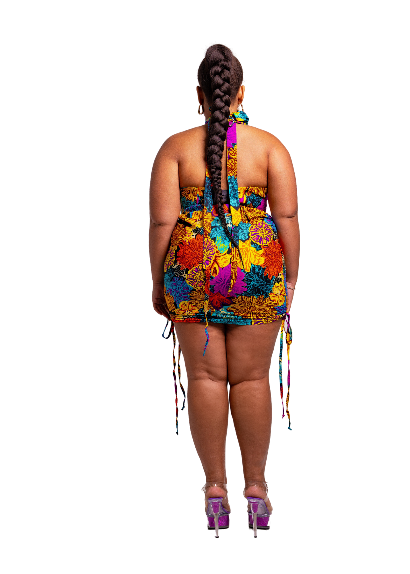 FARAI HALTER CORSET - RAINBOW