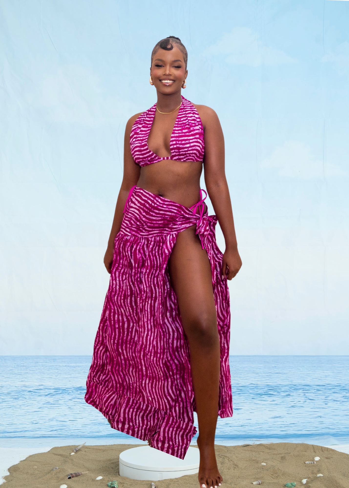 AYO SARONG COVER UP - MAGENTA