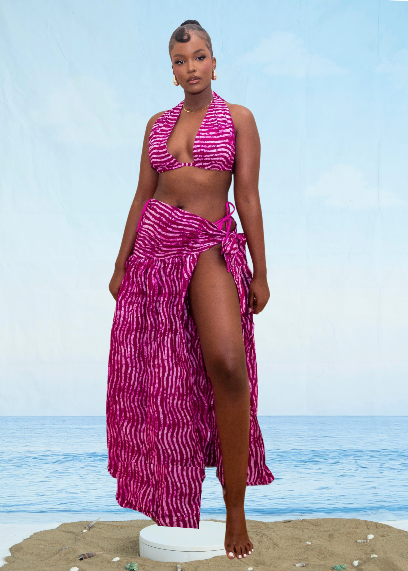 AYO SARONG COVER UP - MAGENTA