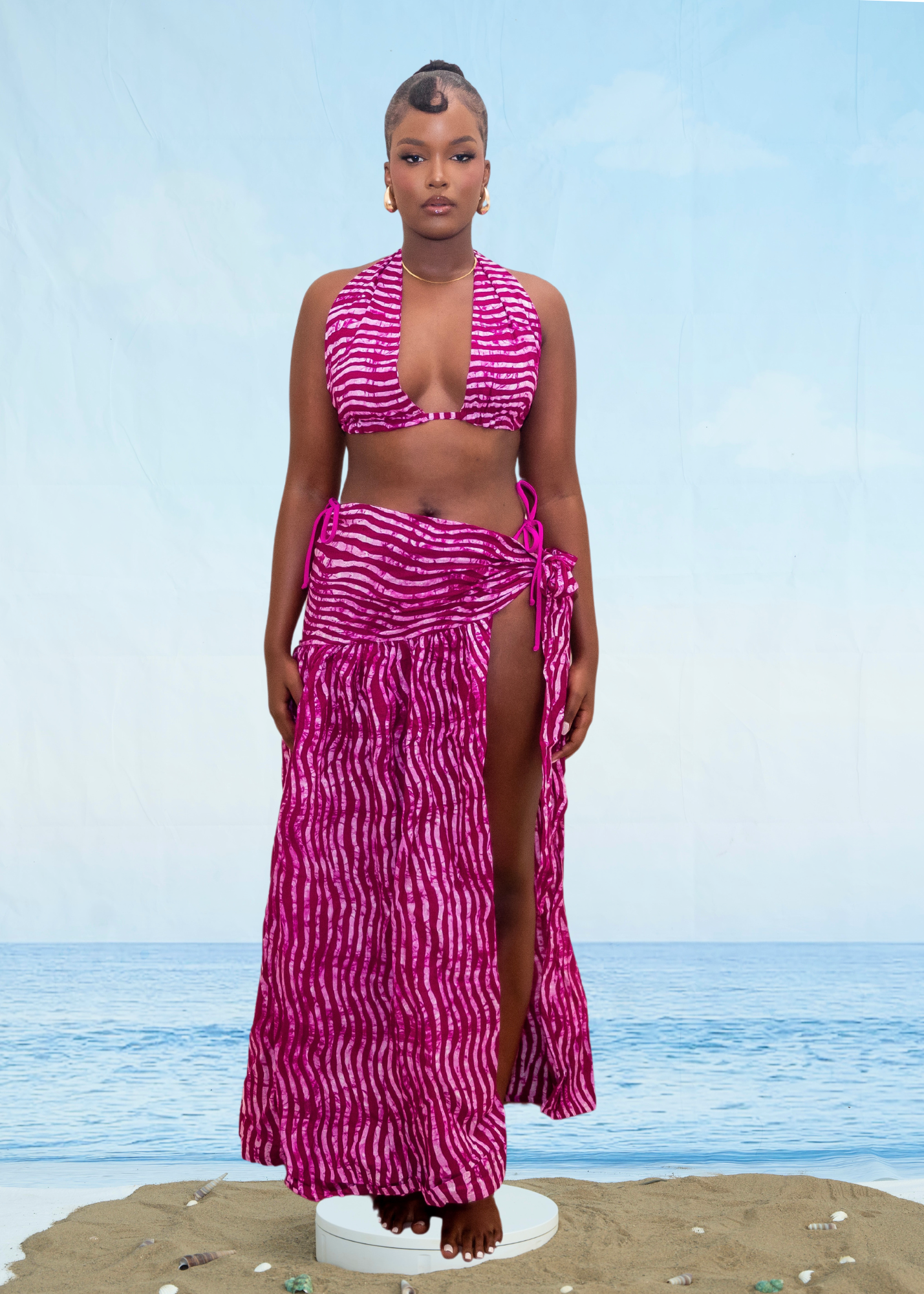 AYO SARONG COVER UP - MAGENTA