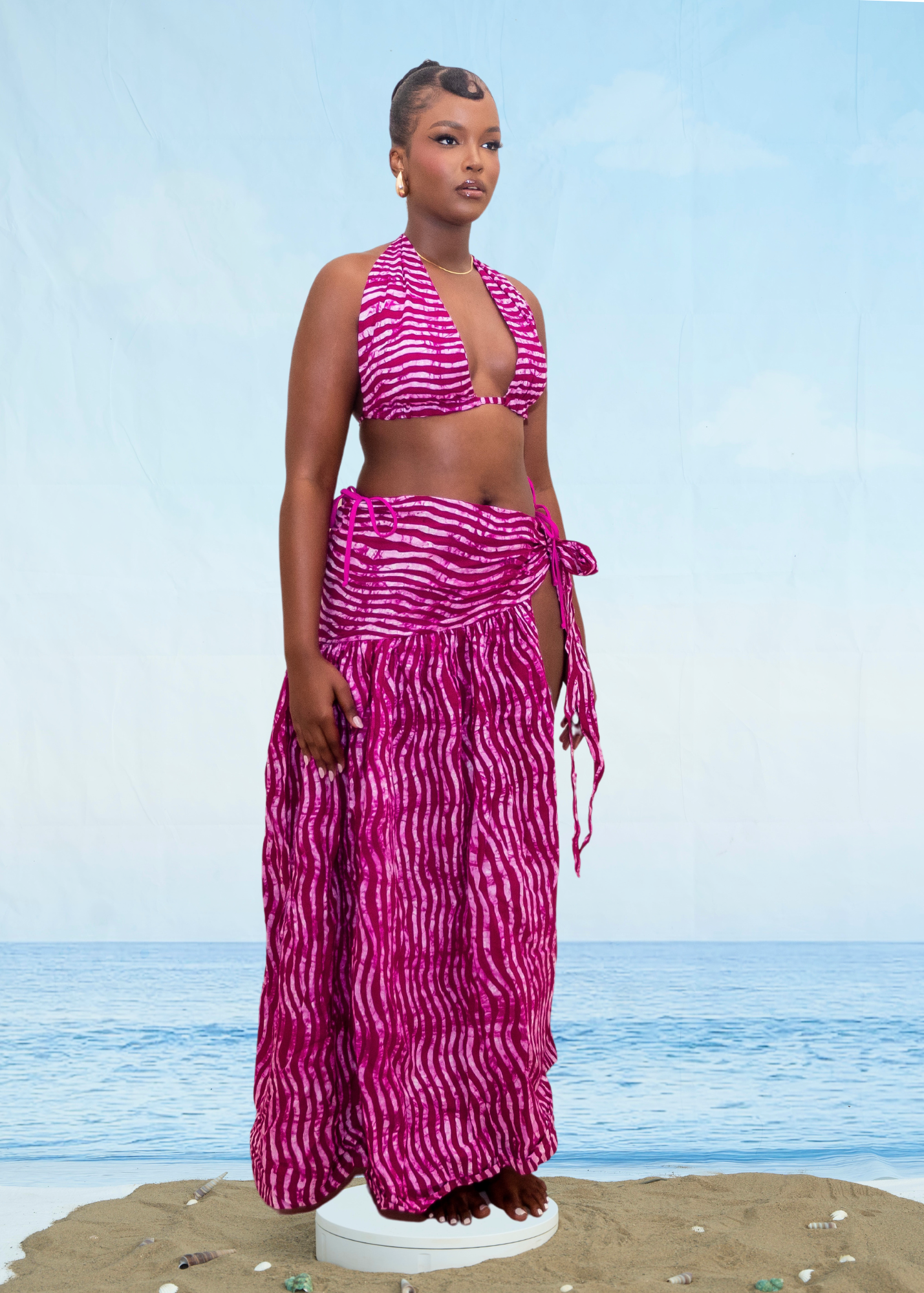 AYO SARONG COVER UP - MAGENTA
