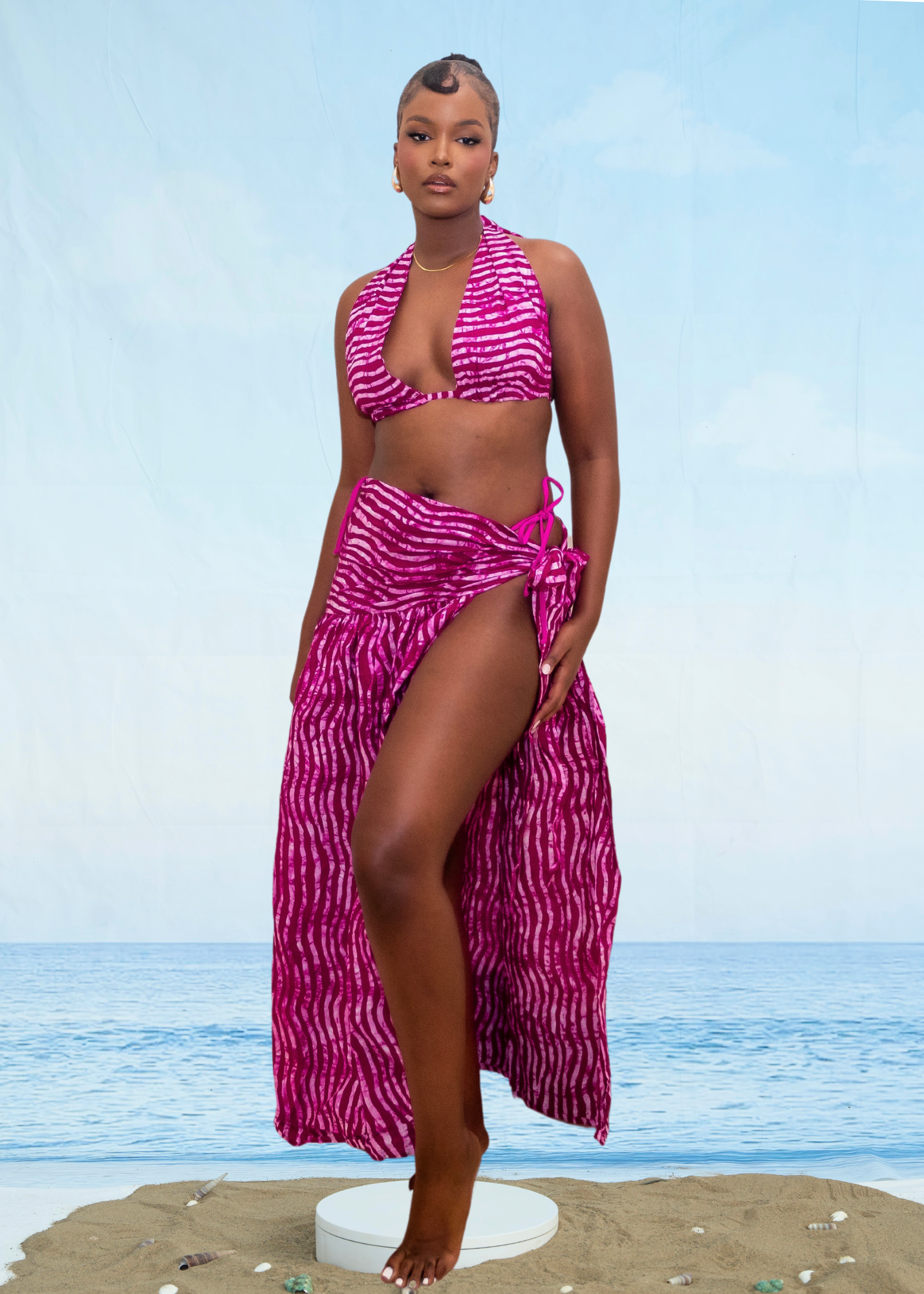 AYO SARONG COVER UP - MAGENTA