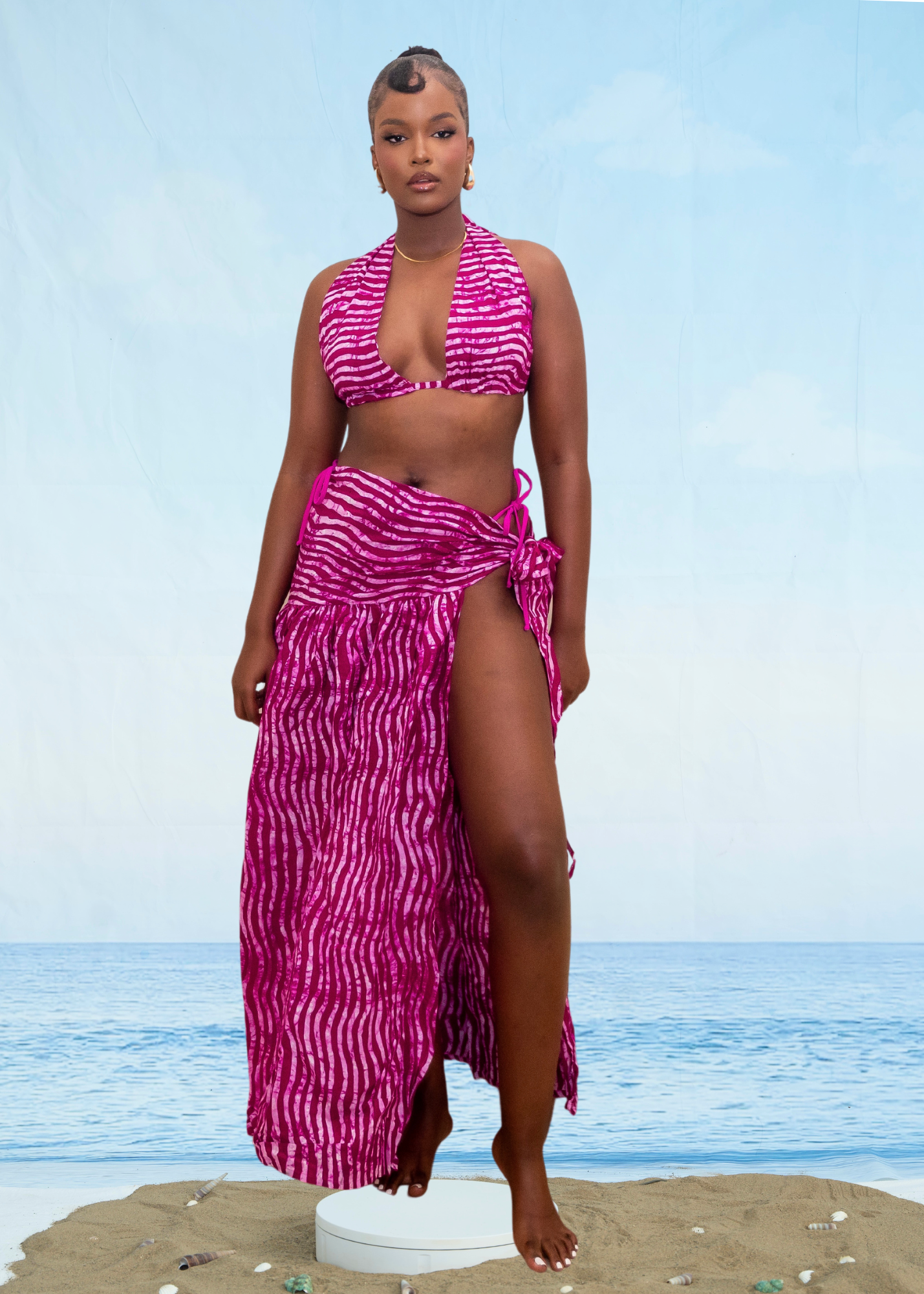 AYO SARONG COVER UP - MAGENTA