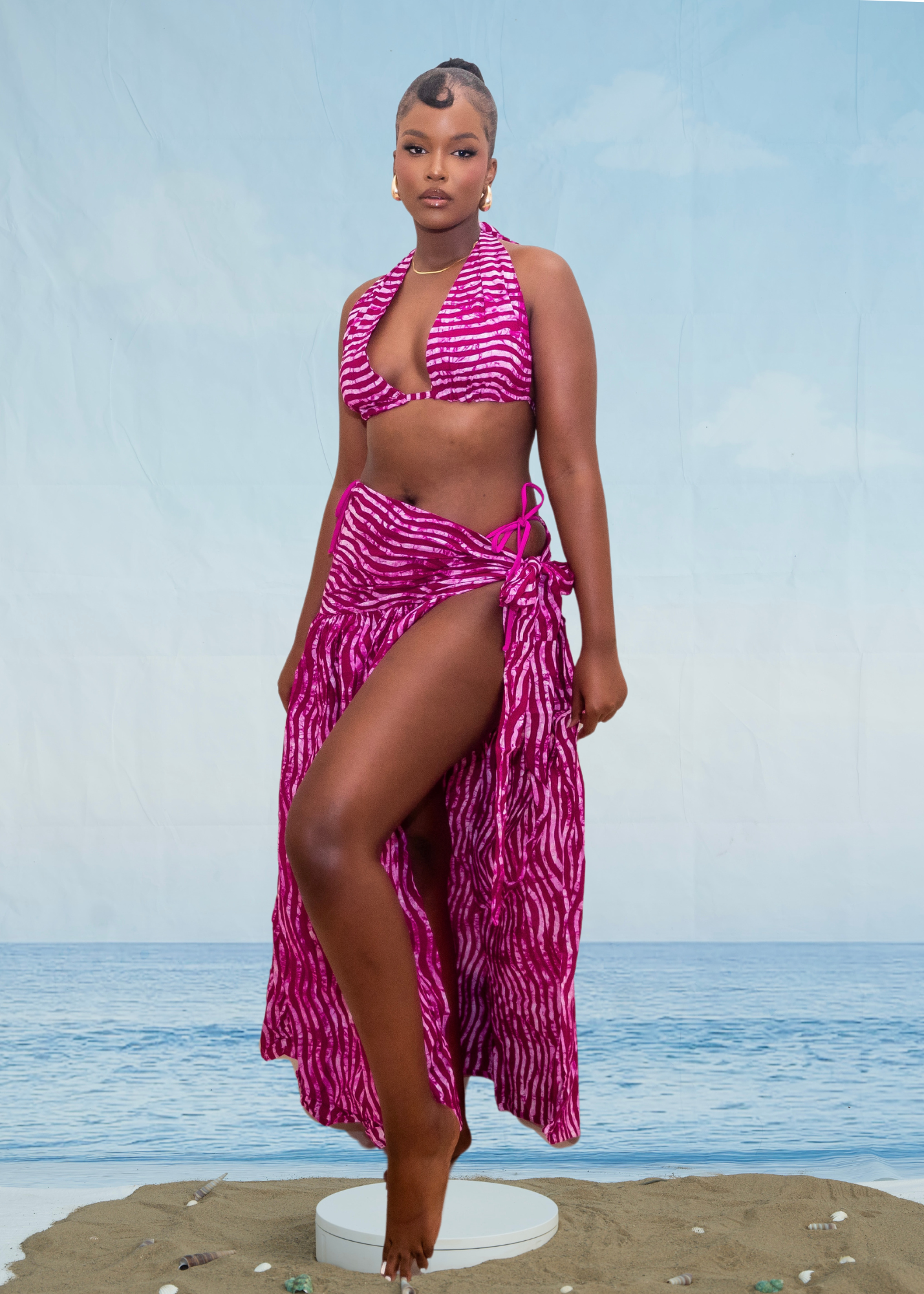 AYO SARONG COVER UP - MAGENTA