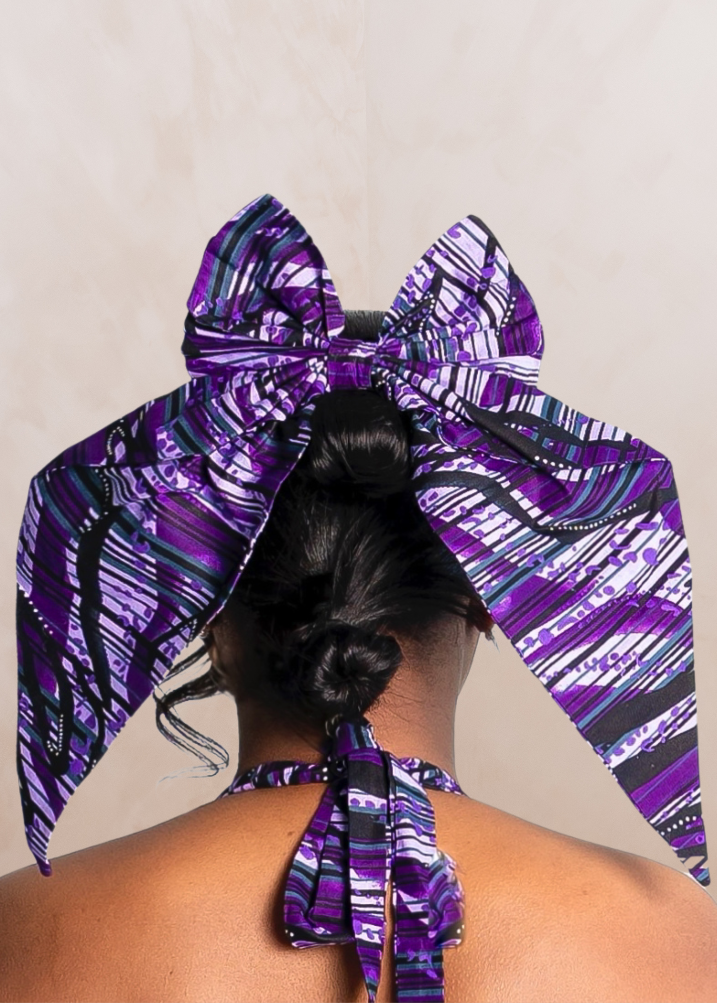 KEMMIE HAIR BOW - PURPLE