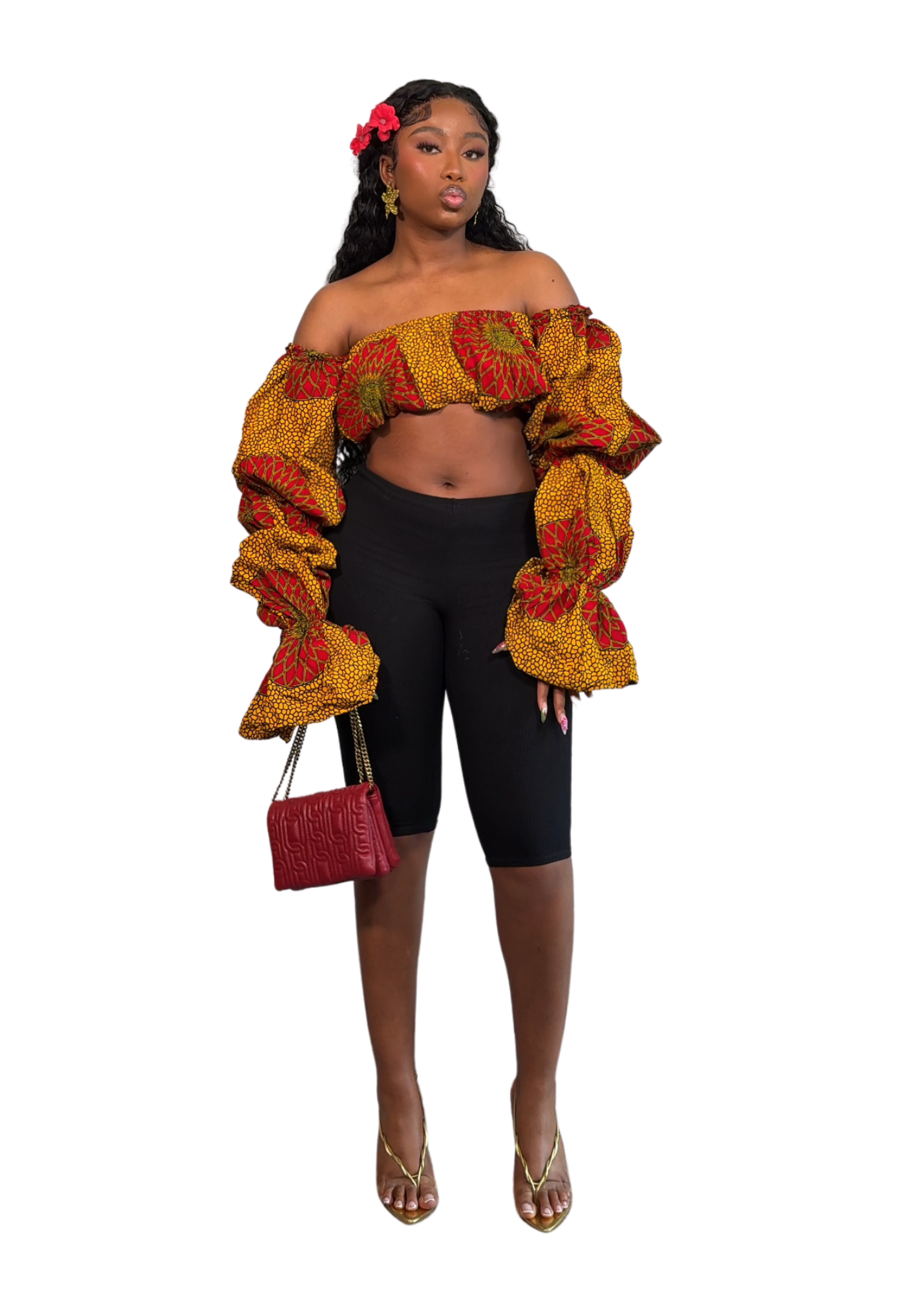 MIKA ELASTIC TOP - YELLOW