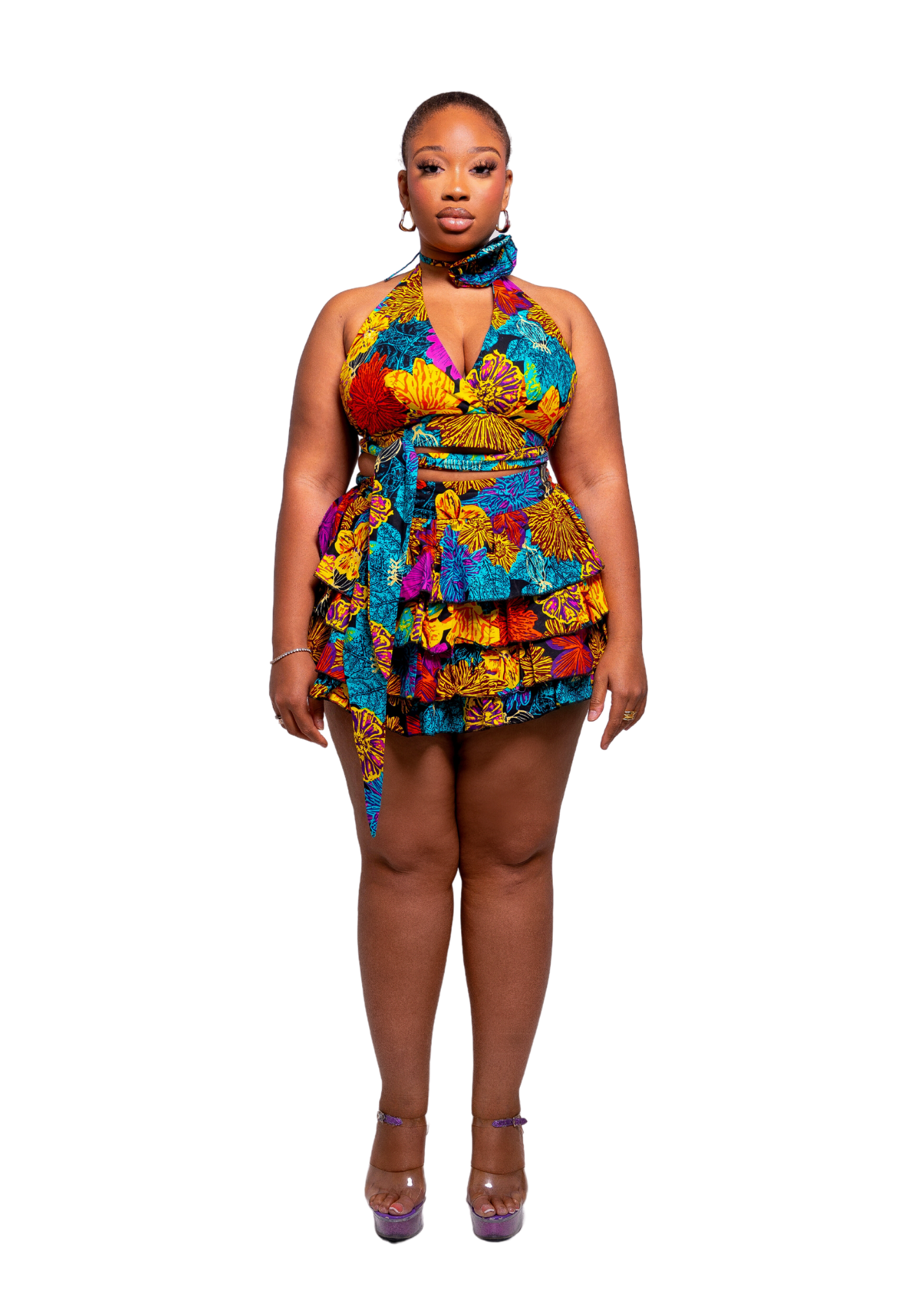 HERA FLARE SKIRT - RAINBOW