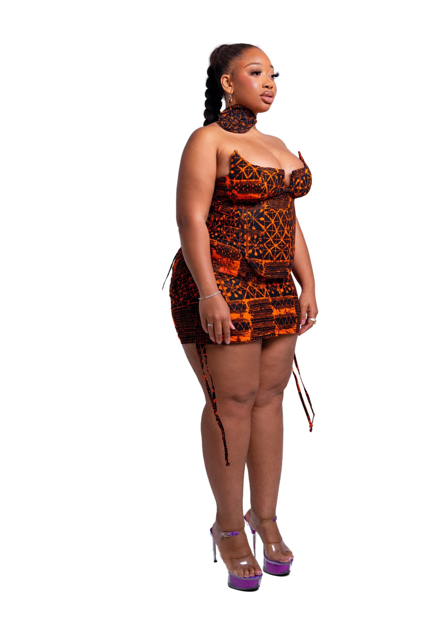 MISAI CORSET - ORANGE/BLACK