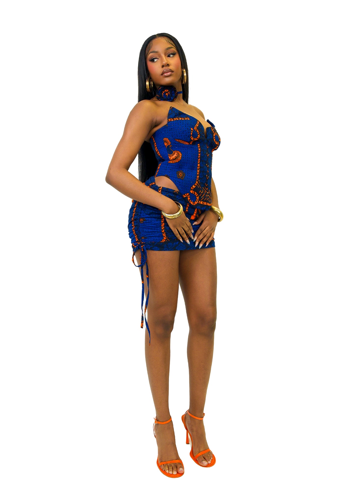 MISAI ADJUSTABLE SKIRT - BLUE – TARSSÉE