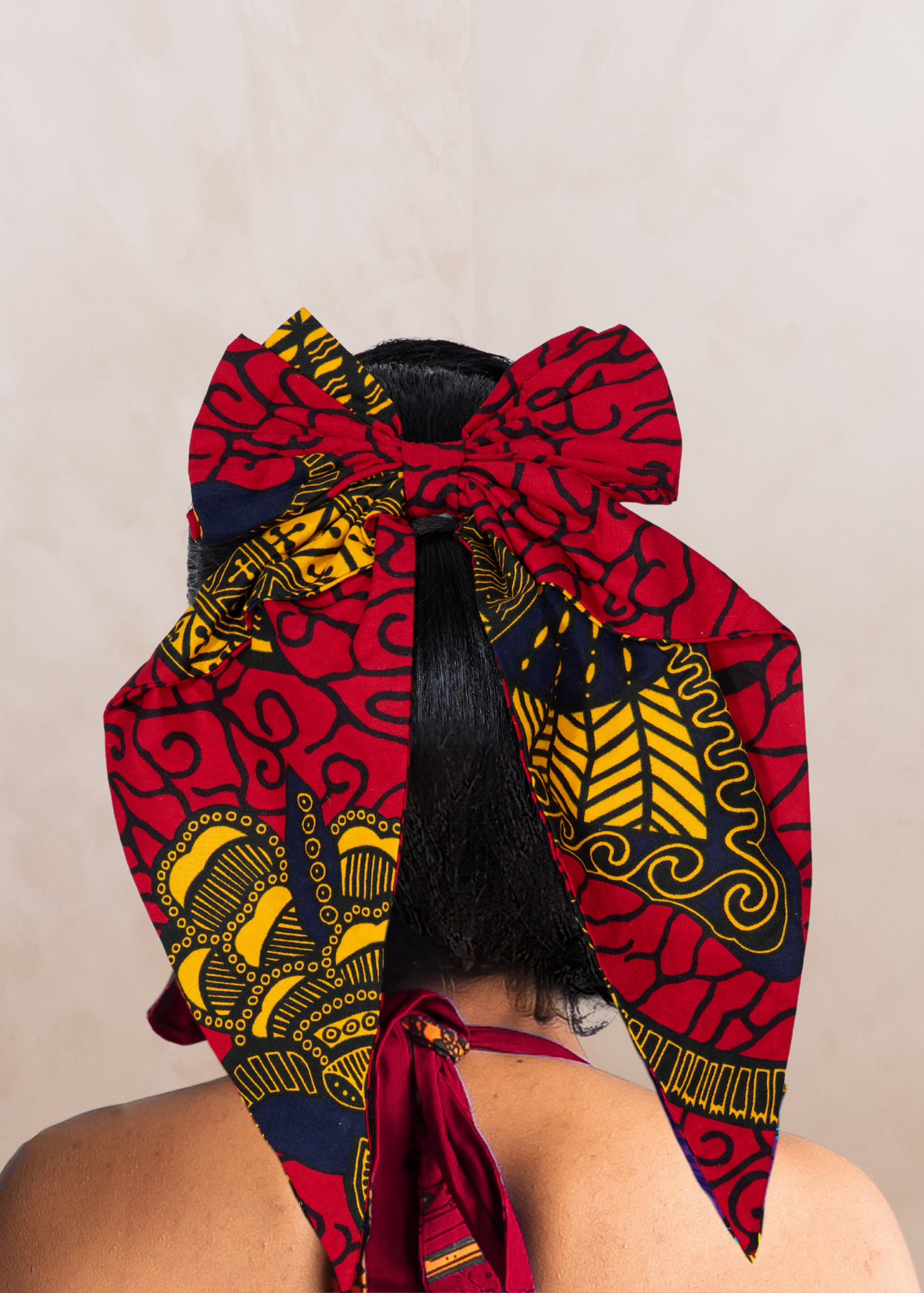 KEMMIE HAIR BOW - RED
