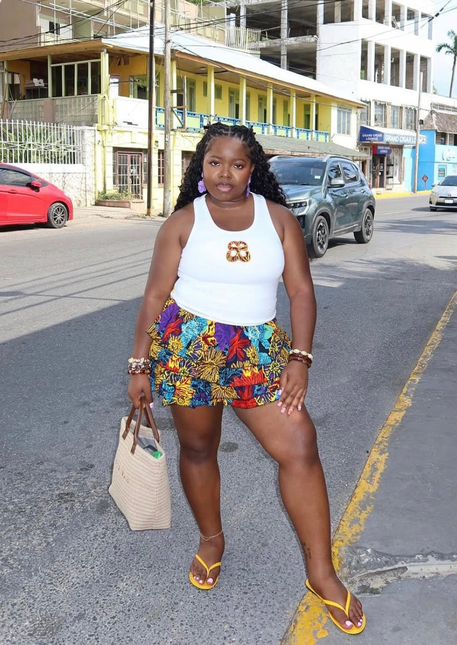 HERA FLARE SKIRT - RAINBOW