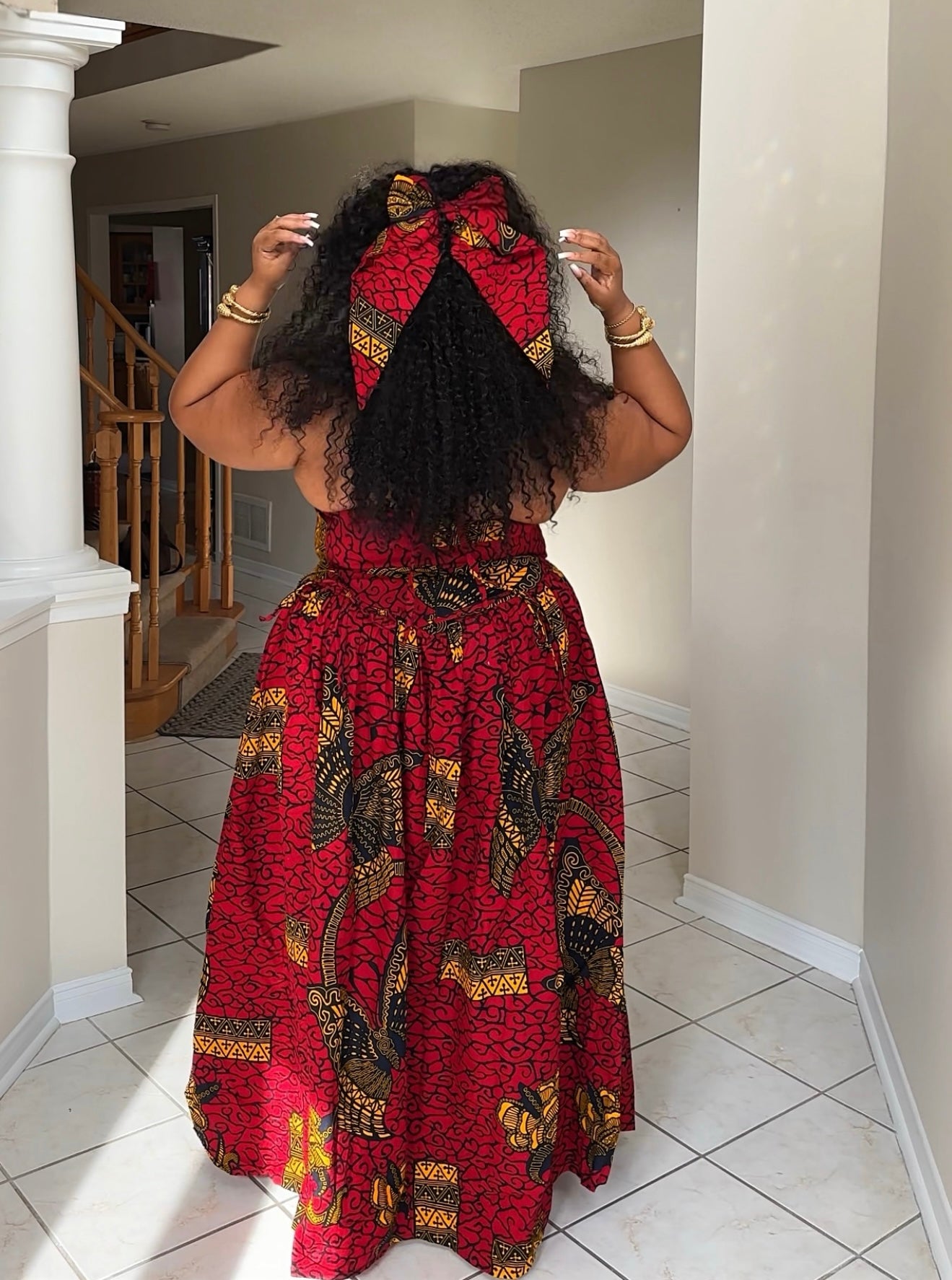 KEMMIE HAIR BOW - RED