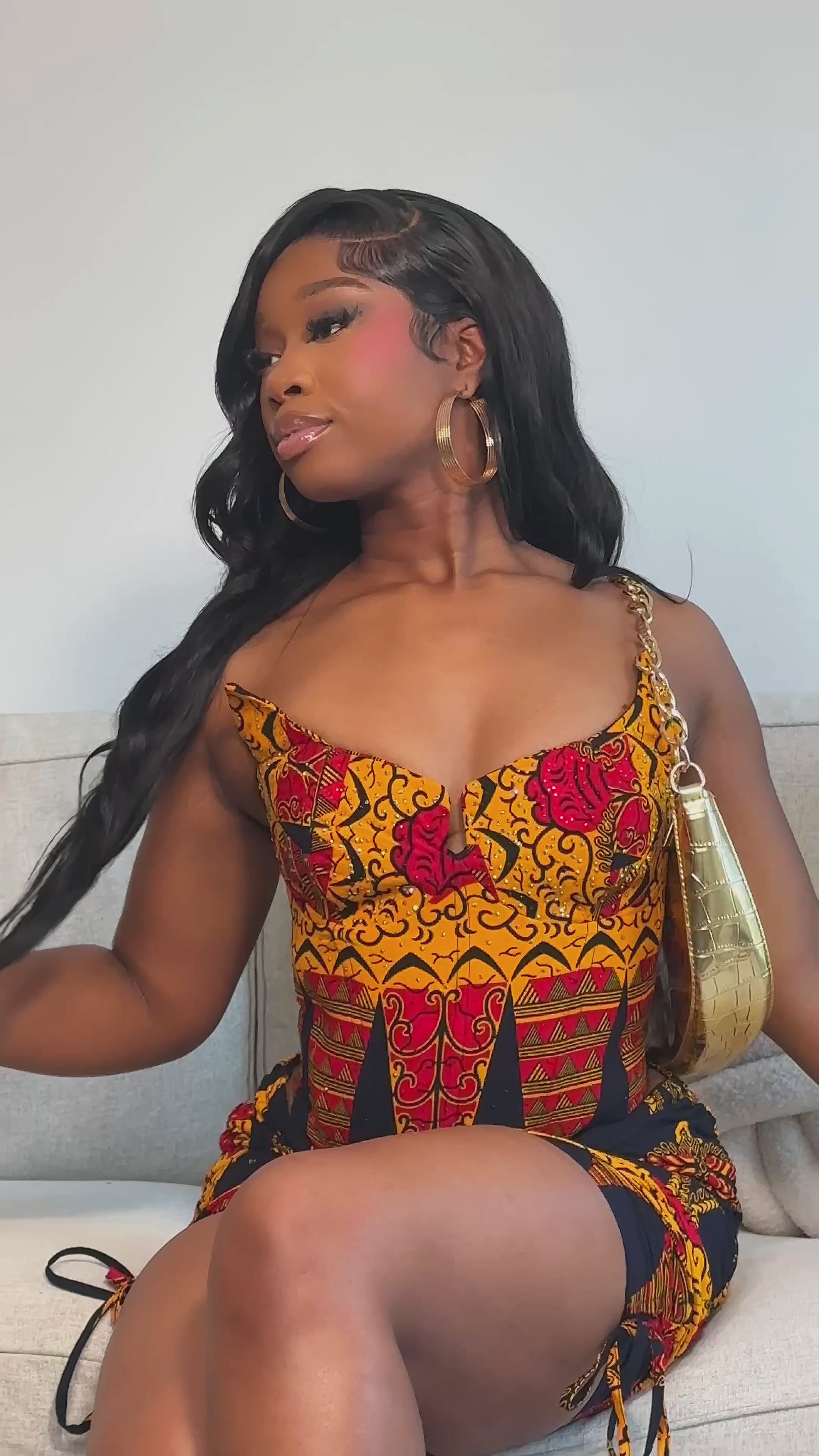 MISAI CORSET - YELLOW/ BLACK