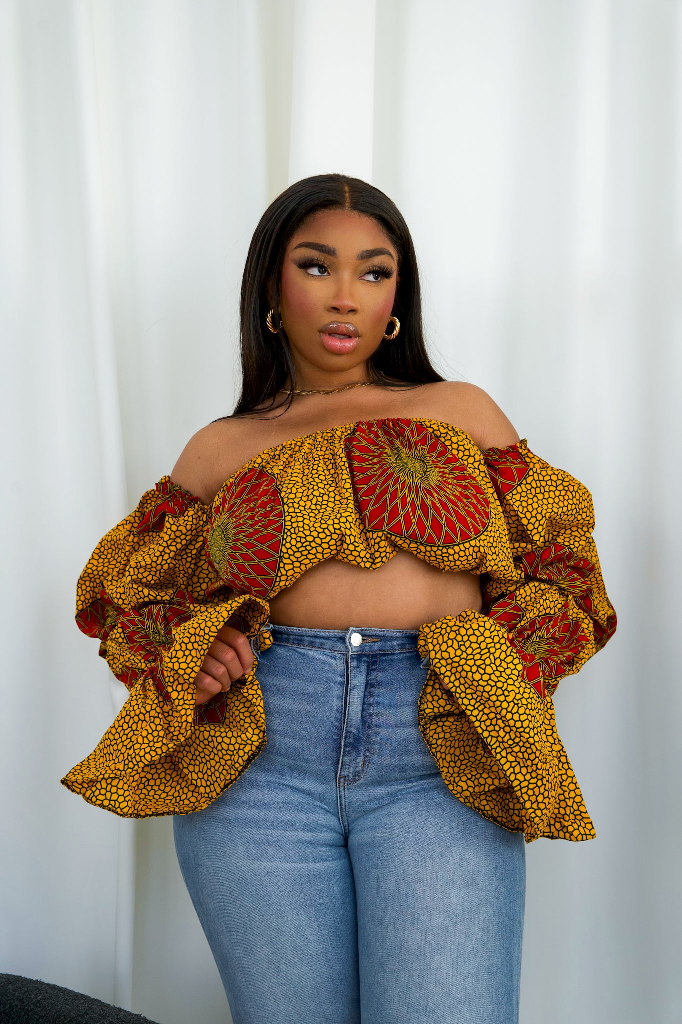 MIKA ELASTIC TOP - YELLOW