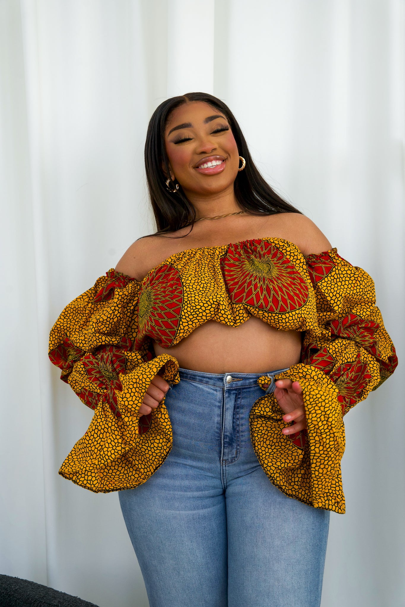 MIKA ELASTIC TOP - YELLOW