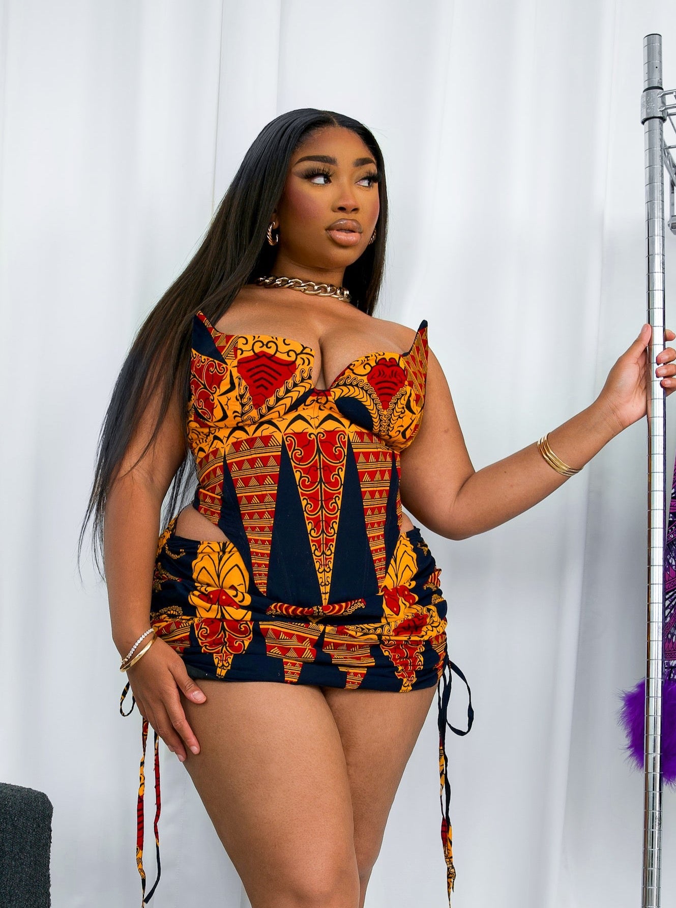 MISAI CORSET - YELLOW/ BLACK